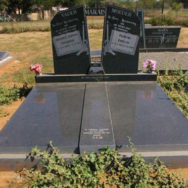 MARAIS Johannes Hendrik Gerhardus 1909-1977 &amp; Francina Carolina 1912-2000 :: MARAIS Coenraad Hendrik v. Wyk 1946-2000