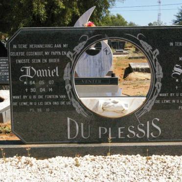 PLESSIS Daniel, du 1964-1990 &amp; Susan 1964-