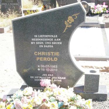PEROLD Christie 1983-2010