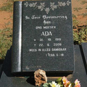 REICHERT Ada 1919-2009