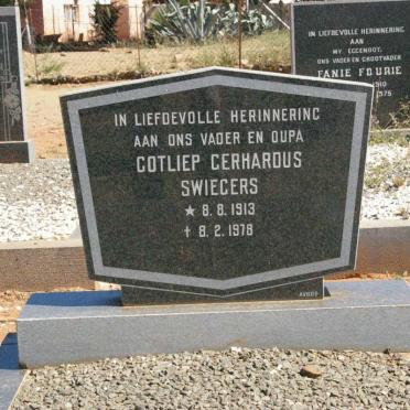 SWIEGERS Gotlieb Gerhardus 1913-1978