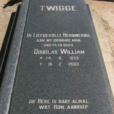 TWIGGE Douglas William 1933-2003