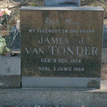 TONDER James J., van 1924-1969