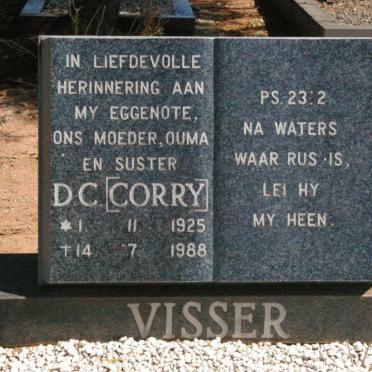 VISSER D.C. 1925-1988