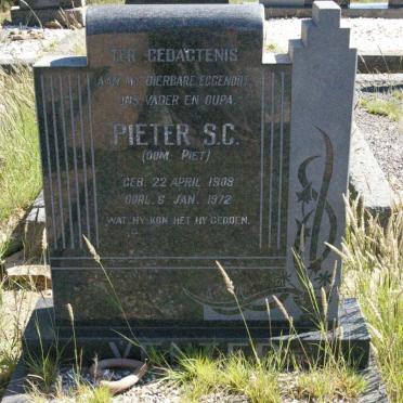 VENTER Pieter S.C. 1909-1972