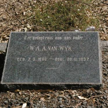 WYK W.A.A., van 1866-1937
