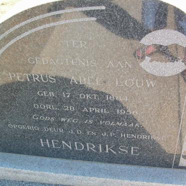 HENDRIKSE Petrus Abel Louw 1884-1958