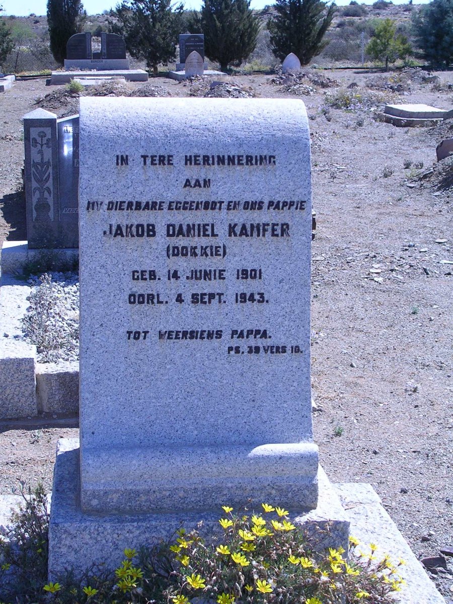 KAMFER Jakob Daniel 1901-1943