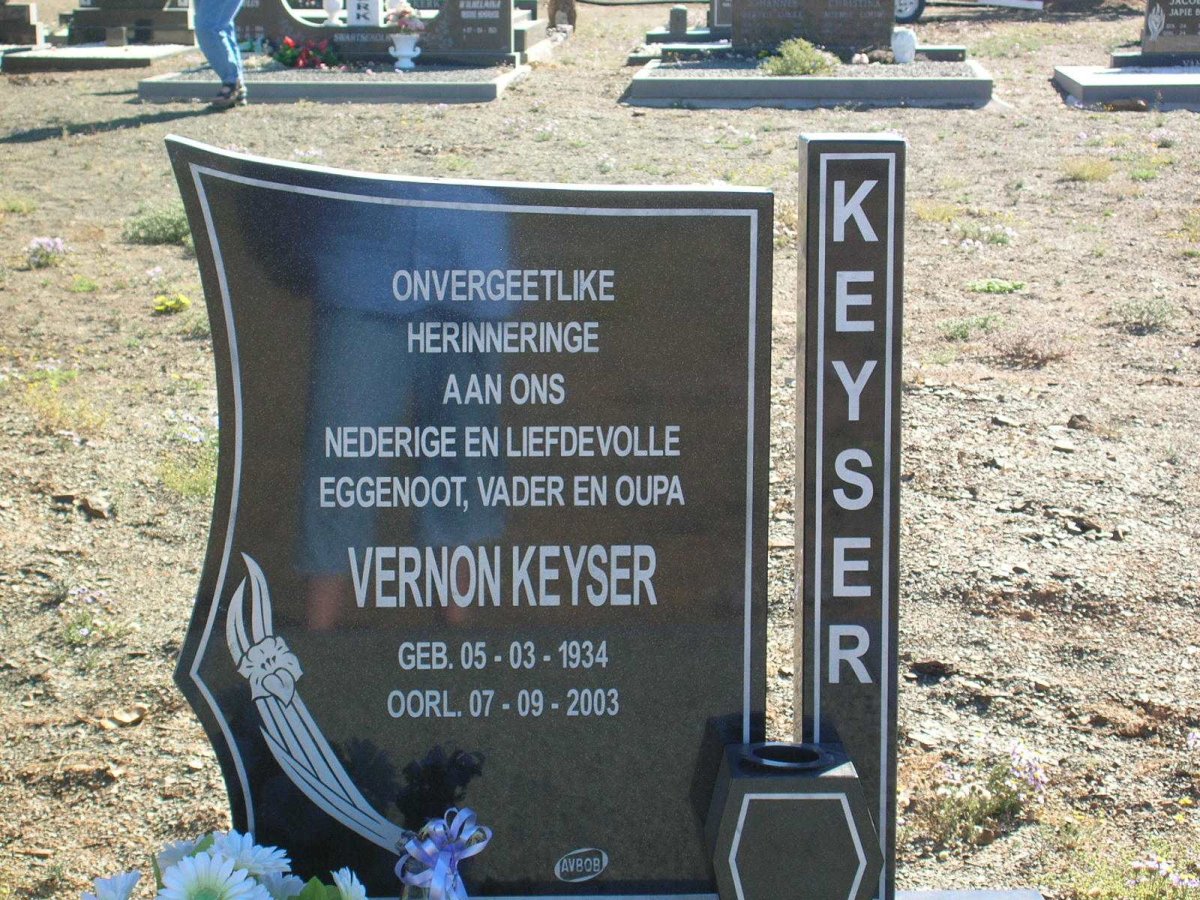 KEYSER  Vernon 1934-2003