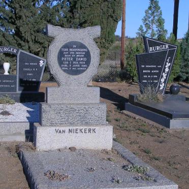 NIEKERK Pieter Dawid, van 1934-1945