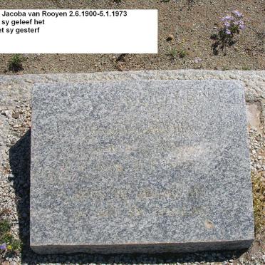 ROOYEN Maria Jacoba, van 1900-1973