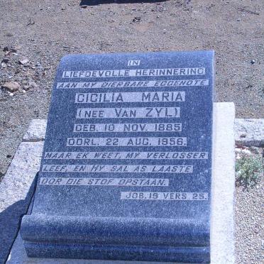 STRAUSS Cicilia Maria nee VAN ZYL 1885-1958