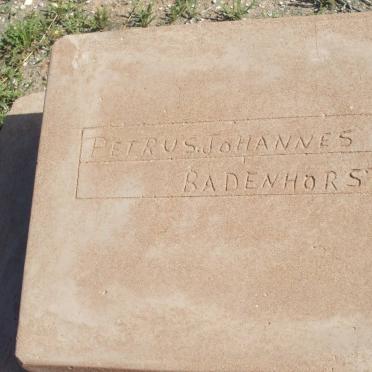 BADENHORST Petrus Johannes
