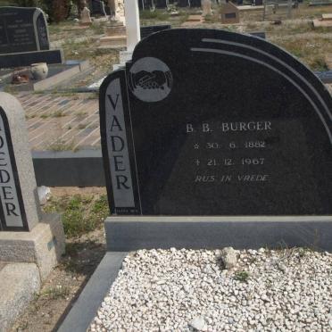 BURGER B.B. 1882-1967 