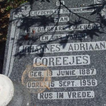 COREEJES Johannes Adriaan 1887-1956