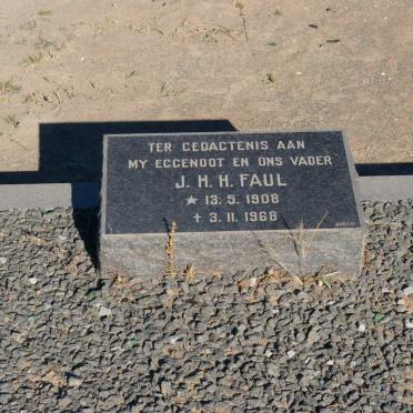 FAUL J.H.H. 1908-1968