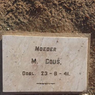 GOUS M. -1941
