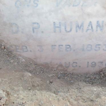 HUMAN D.P. 1853-1930