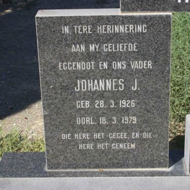 HUMAN Johannes J. 1926-1979