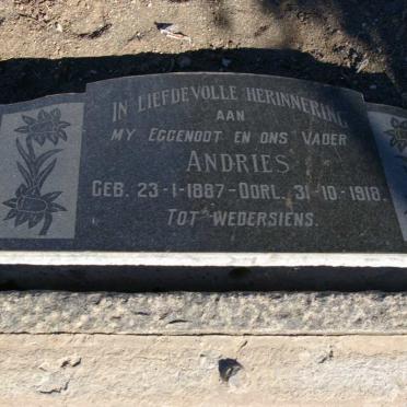 HUMAN Andries 1887-1918
