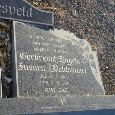 JAARSVELD Michiel Adriaan, van 1901-1989 &amp; Gerbrecht Engela Susara VELDSMAN 1908-1994