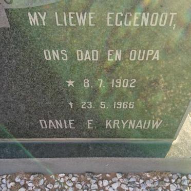 KRYNAUW Danie E. 1902-1966
