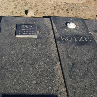 KOTZE Mona 1924-1999 :: KOTZE Frikkie