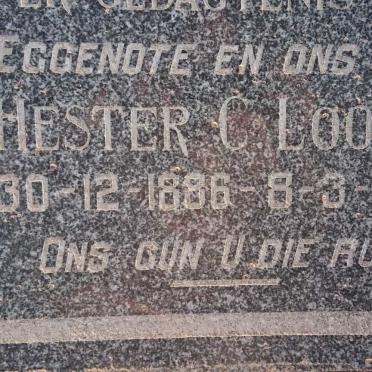 LOOTS Hester C. 1886-1954