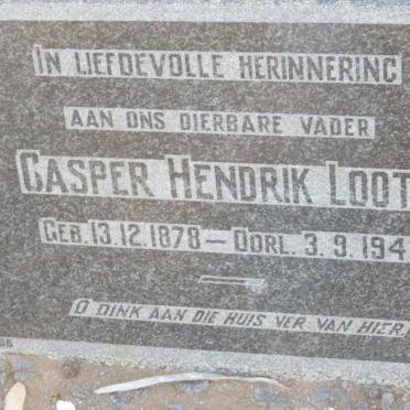 LOOTS Casper Hendrik 1878-1943