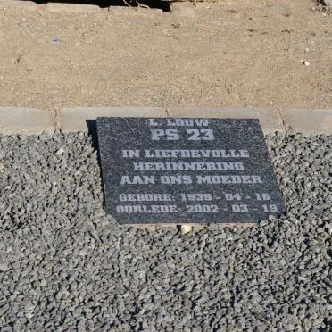 LOUW L. 1939-2002