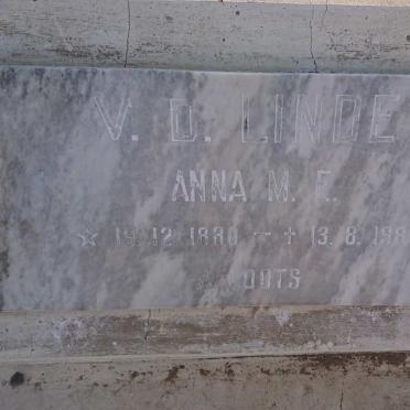 LINDE Petrus Stefanus Jozua, van der 1875-1948 &amp; Anna M.E. LOOTS 1880-1981
