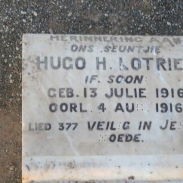 LOTRIET Hugo H. 1916-1916