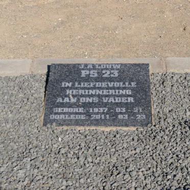 LOUW J.A. 1937-2011