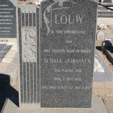 LOUW Schalk Johannes 1935-1956