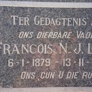 LOOTS Francois N.J. 1879-1962