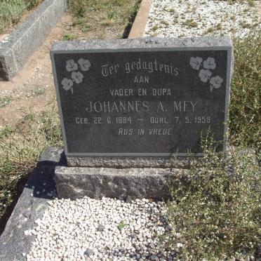 MEY Johannes A. 1884-1958