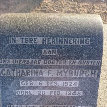 MYBURGH Catharina F. 1924-1948