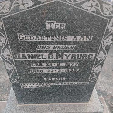MYBURG Daniel C. 1877-1939