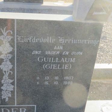 NIEKERK Guillaum, van 1907-1989