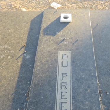 PREEZ Petrus Retief, du 1913-1987 &amp; Martha I.G. GADNEY 1913-1987