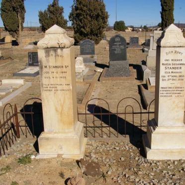 STANDER J.M. 1848-1926 &amp; Maria Susanna MARAIS 1855-1930