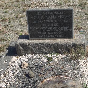 VISSER Martha Maria nee VAN STADEN 1873-1910