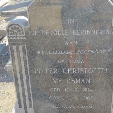VELDSMAN Pieter Christoffel 1914-1962