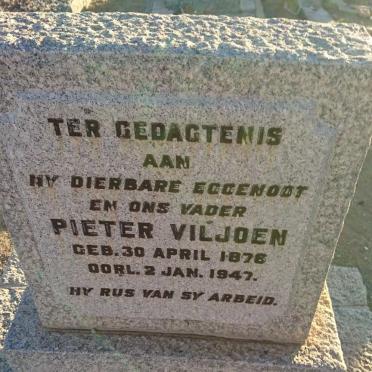 VILJOEN Pieter 1876-1947
