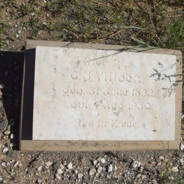 VILJOEN G.J. 1892-1930