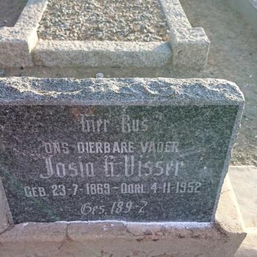 VISSER Josia H. 1869-1952