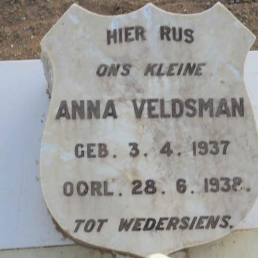 VELDSMAN Anna 1937-1938