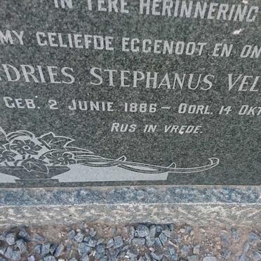 VELDSMAN Andries Stephanus 1886-1956 &amp; Gerbrecht VISSER 1886-1961