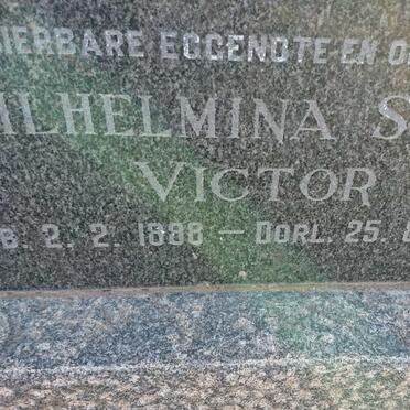 VICTOR Anthonie Johannes 1886-1972 &amp; Wilhelmina Sarah 1888-1964