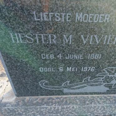 VIVIERS Petrus J. 1876-1968 &amp; Hester M. 1881-1976